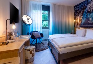 In our Augsburg Hotel the double rooms are modernly furnished.